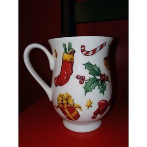 Roy Kirkham  "A Christmas Gift" England, Tea cup Ceramic, Fine Bone China, 2007,
